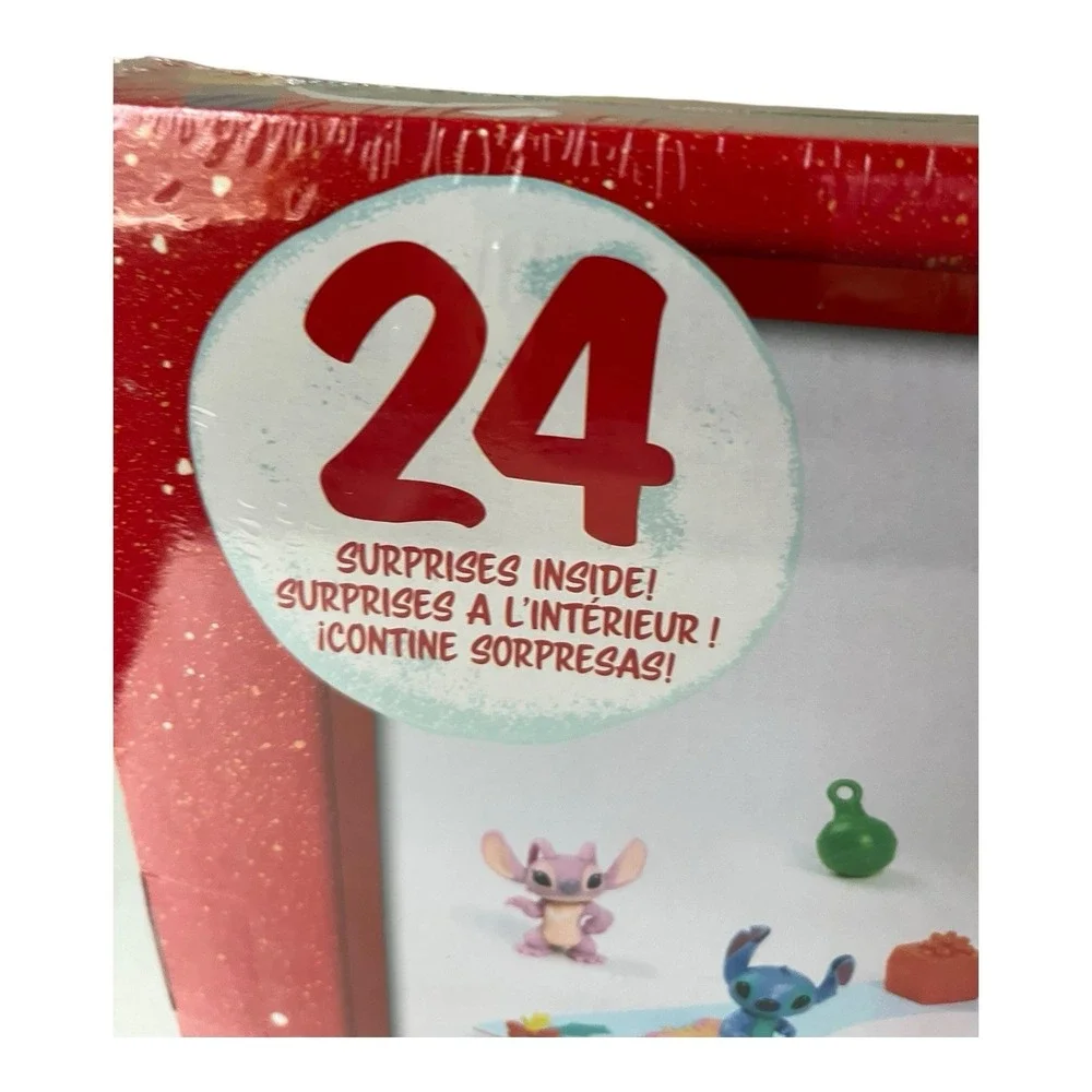 Disney Stitch Christmas Advent Calendar 24 Figures Toy New 2025 Sealed